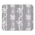 thumbnail image 1 of Classic White Bride Floral Lace Pattern Antique Cotton Mousepad Mouse Pad Mouse Mat 9x10 inch, 1 of 3