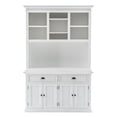 thumbnail image 1 of Classic White Buffet Hutch Unit with 2 Adjustable Shelves, 1 of 10