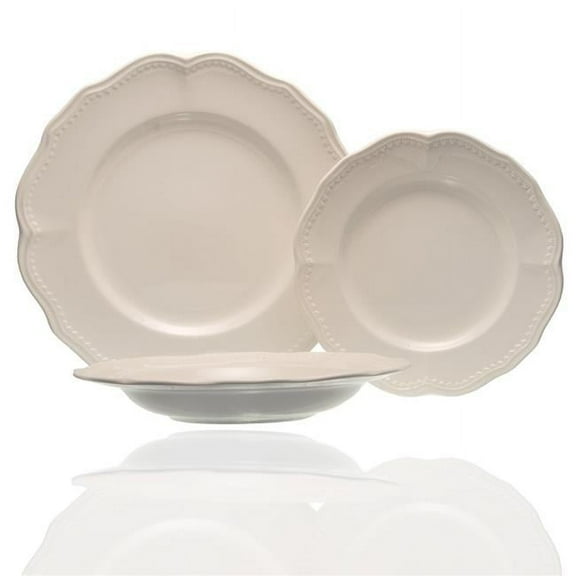 Classic White Dinner Set - 18 Piece