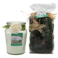 thumbnail image 1 of Classic White Gardenia 18oz Jar Candle and Potpourri Set, 1 of 4