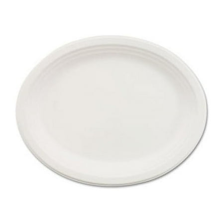 Classic White Oval Paper Dinnerware Platter, 500 count