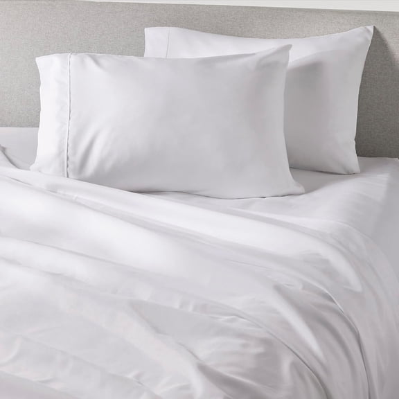 Classic White Sheet Set - 1500tc Level of Softness - Extra Soft Cooling Sheets for Hot Sleepers and Night Sweats - Regular King Size