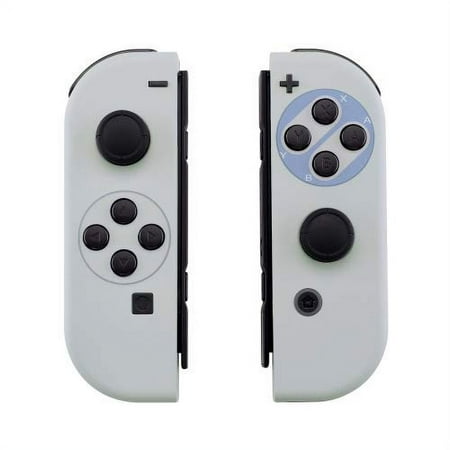 Classic White Switch Custom Joy-Con's Controllers Unique Design
