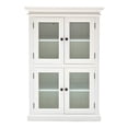 thumbnail image 1 of Classic White Two Level Storage Cabinet, 1 of 5