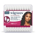 thumbnail image 1 of Classic Wig Tees Dual-Tip Cotton Swabs, 100 Count – Precision Applicators for Adhesive Application, Touch-Ups & Blending, Travel Size, 1 of 6
