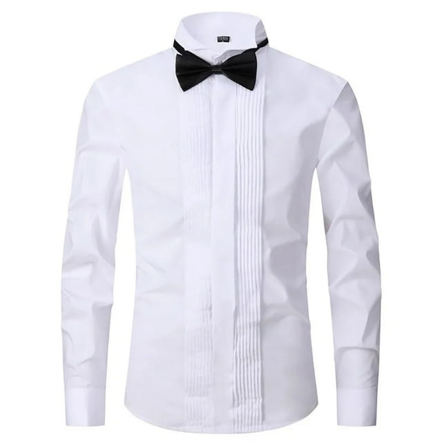 wingtip shirt with bow tie