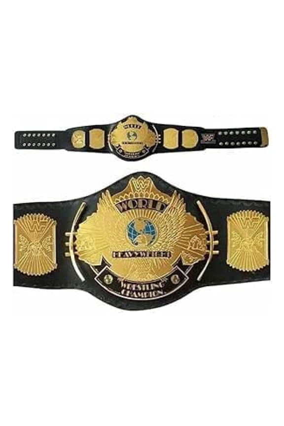 Classic Winged Eagle Heavyweight Wrestling Championship Belt 2mm Adult Black