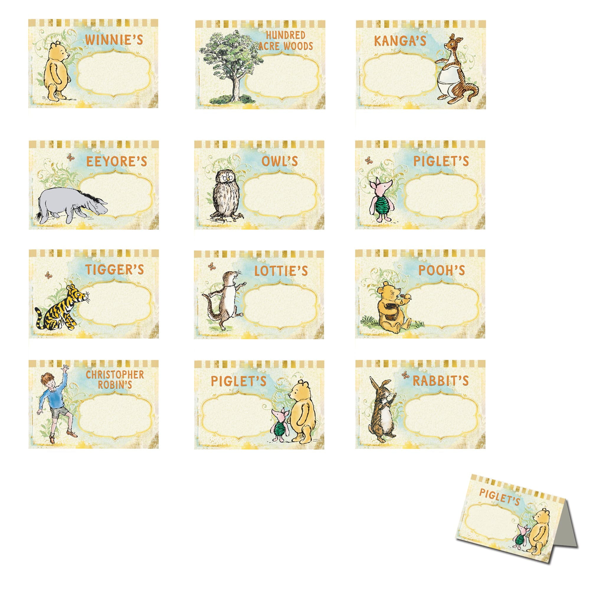 Free Printable Winnie The Pooh Food Labels