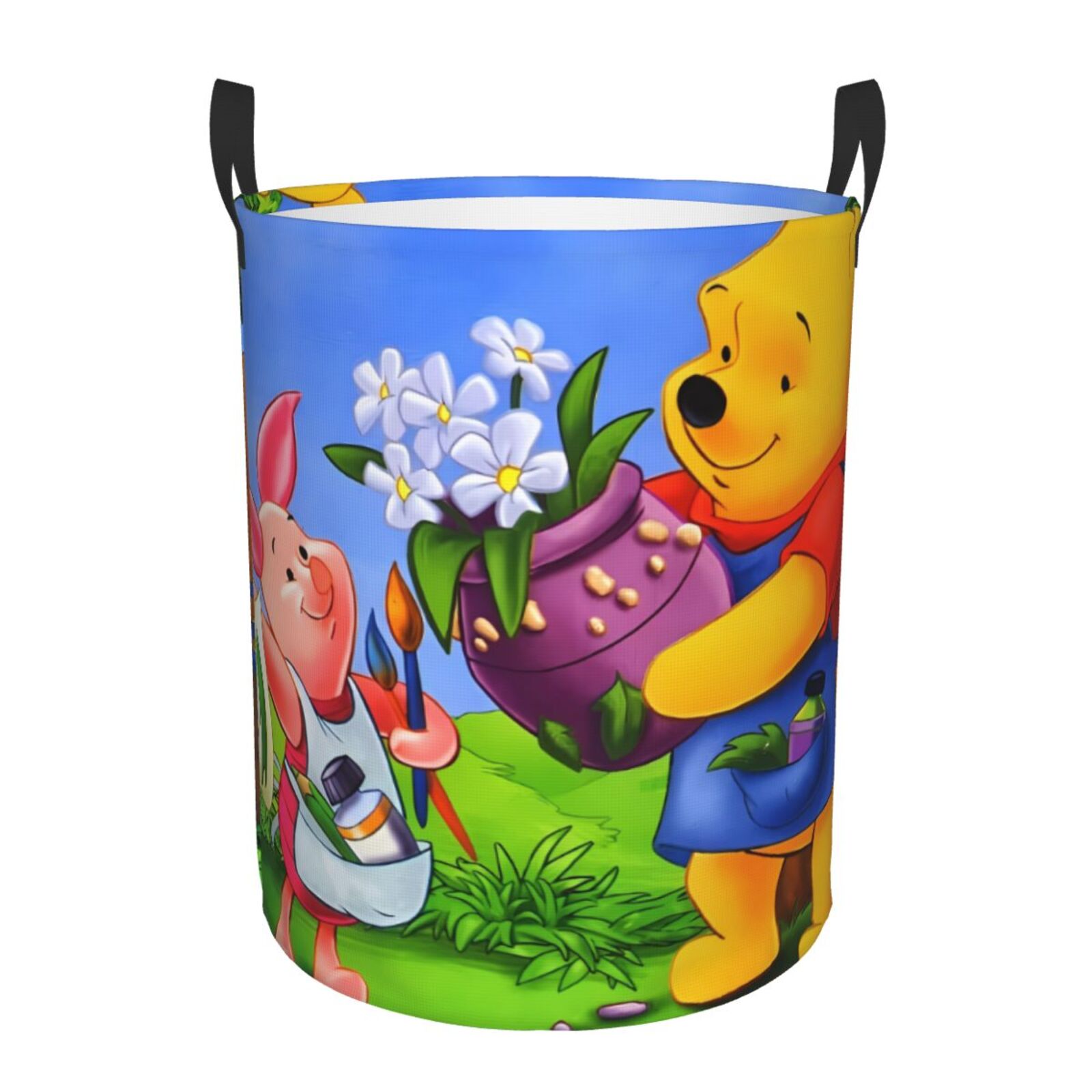 Winnie The Pooh Laundry Hamper, Storage Basket, Nursery