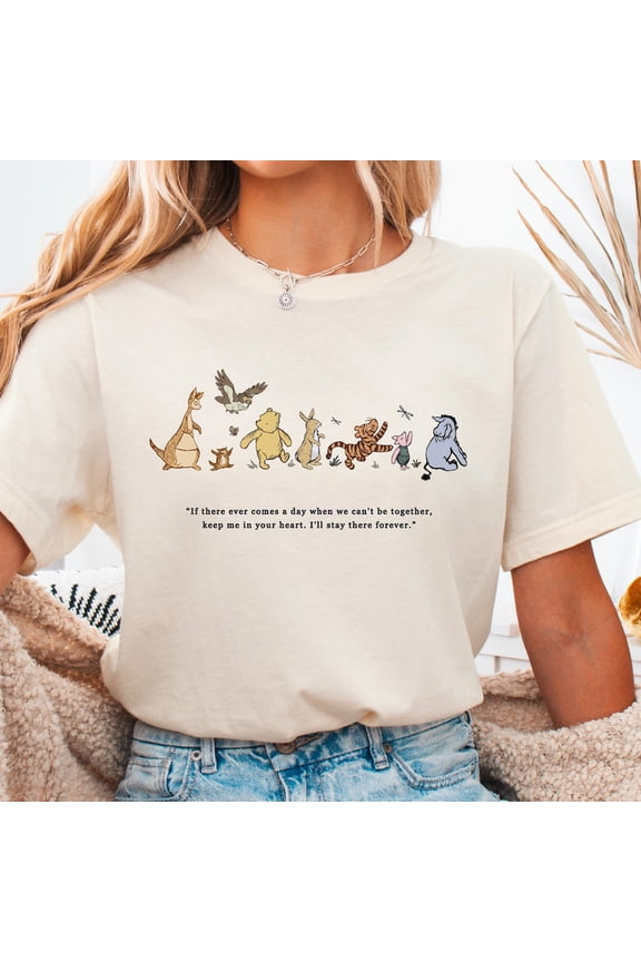 Classic Winnie The Pooh T-Shirt, Winnie Pooh And Friends Shirt, Disneyland Family Trip Shirt, Disney Pooh Tee