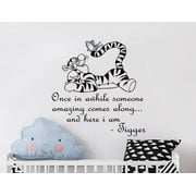 Classic Winnie The Pooh Wall Decals Quotes Tigger Nursery Decor