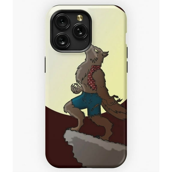 Classic Wolfman Horror Movie Monster Graphic A515 Phone Case for iPhone 11 to 17 Pro Max