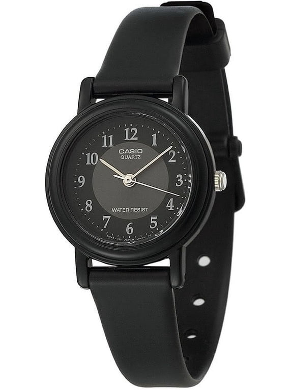 Classic Women's Analog Water Resistant Resin Band Wrist Watch LQ-139AMV-1B3