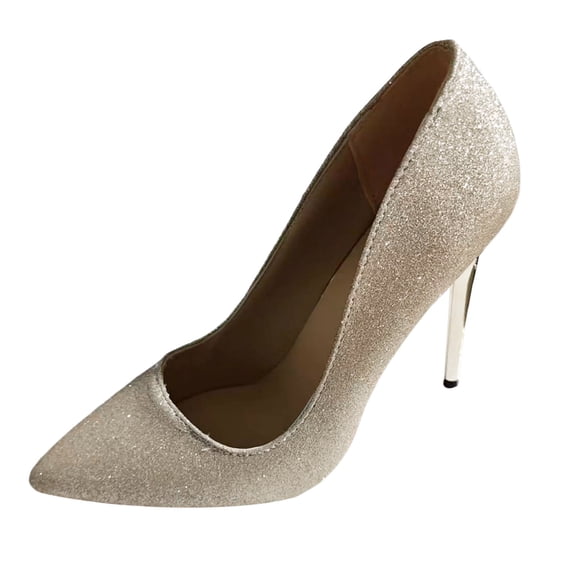 Classic Women’s Heels – Pointed Toe Stilettos for Formal and Casual Outfits Women's Solid Colour Cool Surface Large Size Fine Heel High Heels