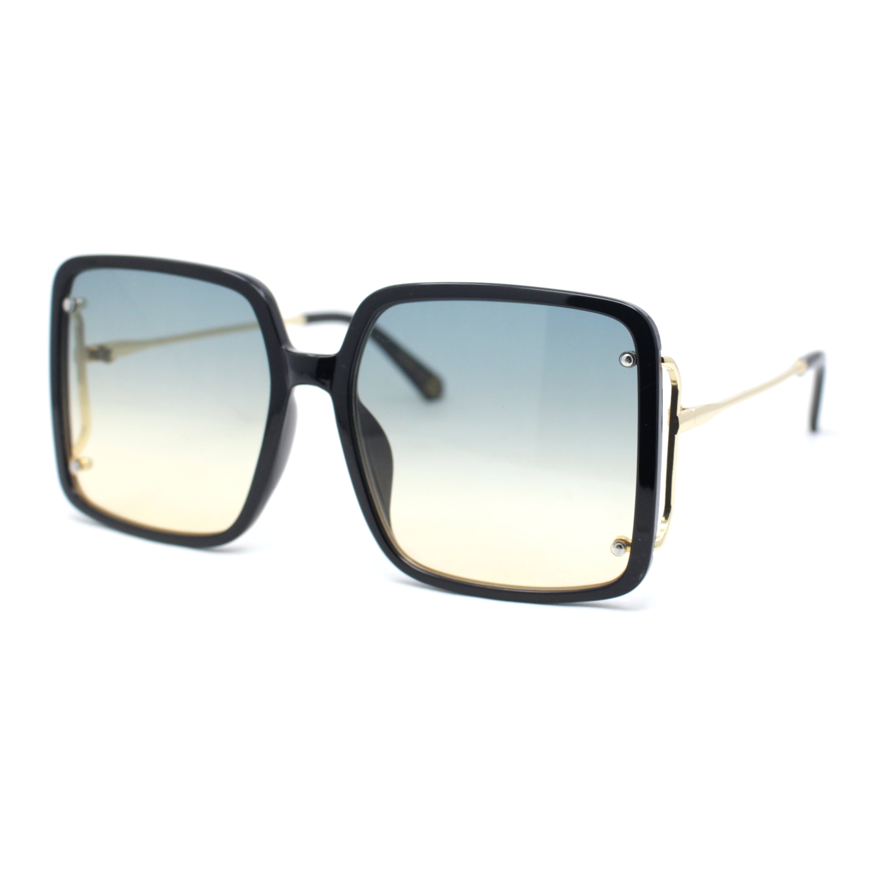 CHANNEL RETRO Black Oversized Butterfly Here For It Sunnyz Black On Black Gold Sunier Women main image 4