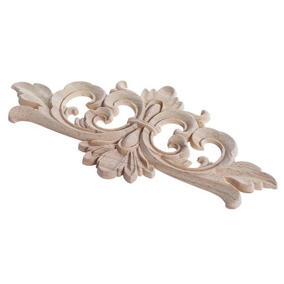 Classic Wood Carved Corner Applique Frame Vintage Furniture Craft Decor Home