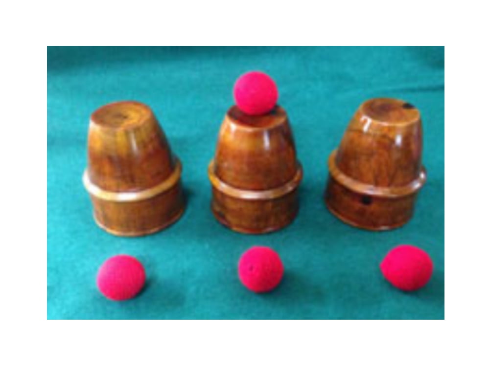 Magie Close-up Facile Tour De Magie Cups & Balls Par Vincenzo Di