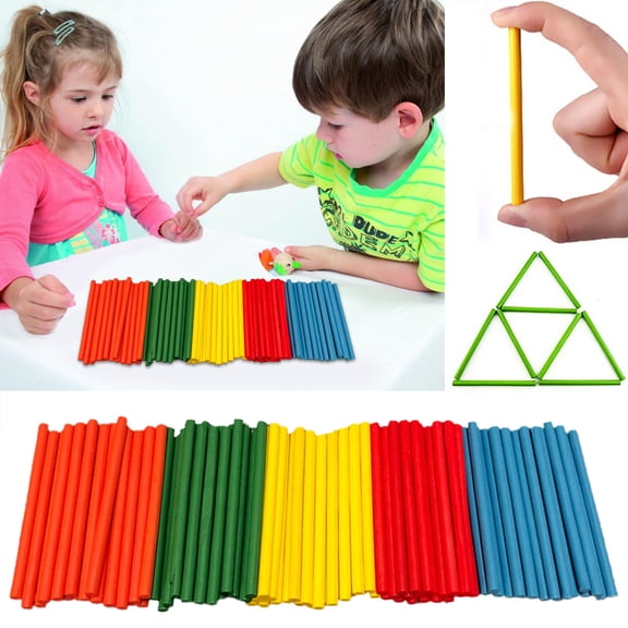 Classic Wooden Pickup Sticks Game for Kids - Educational Retro Toy for Development and Learning - Party for Children