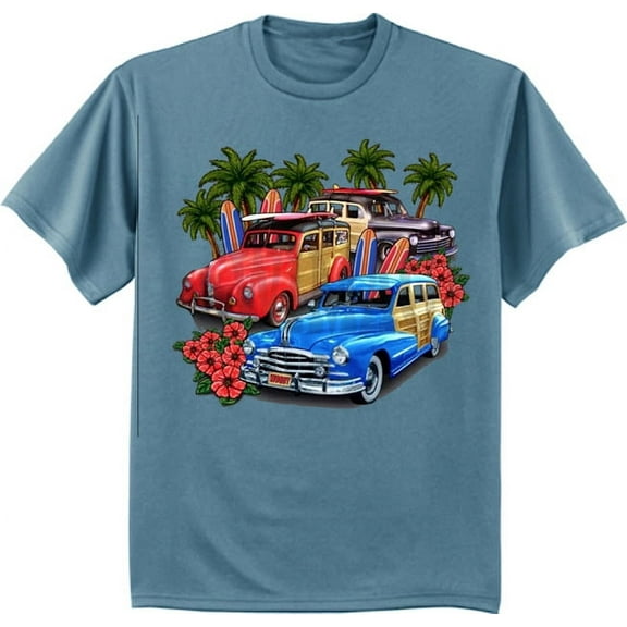 Classic Woody Car Tee Shirt Dad Gifts