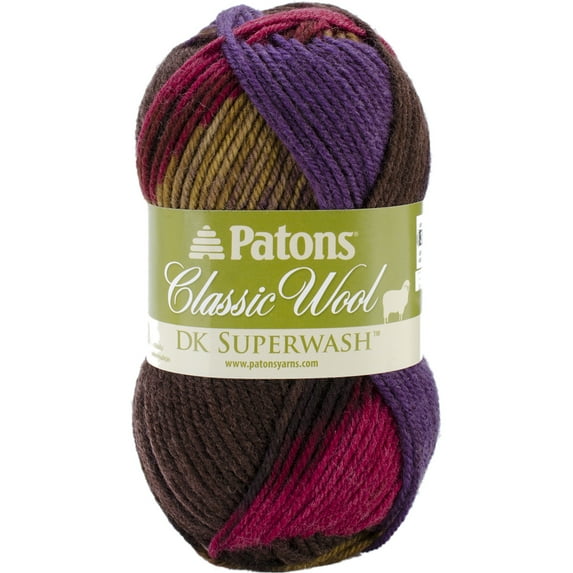 Classic Wool DK Superwash Yarn-Autumn Spice, Pk 6, Patons