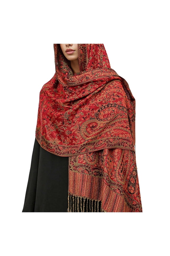 Classic Wool Scarf Soft Warm Winter Scarves Wraps for Women and Unisex