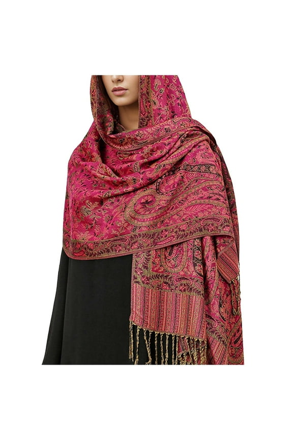 Classic Wool Scarf Soft Warm Winter Scarves Wraps for Women and Unisex