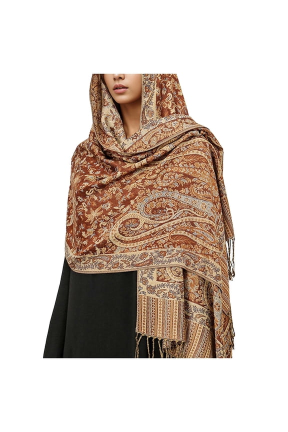 Classic Wool Scarf Soft Warm Winter Scarves Wraps for Women and Unisex