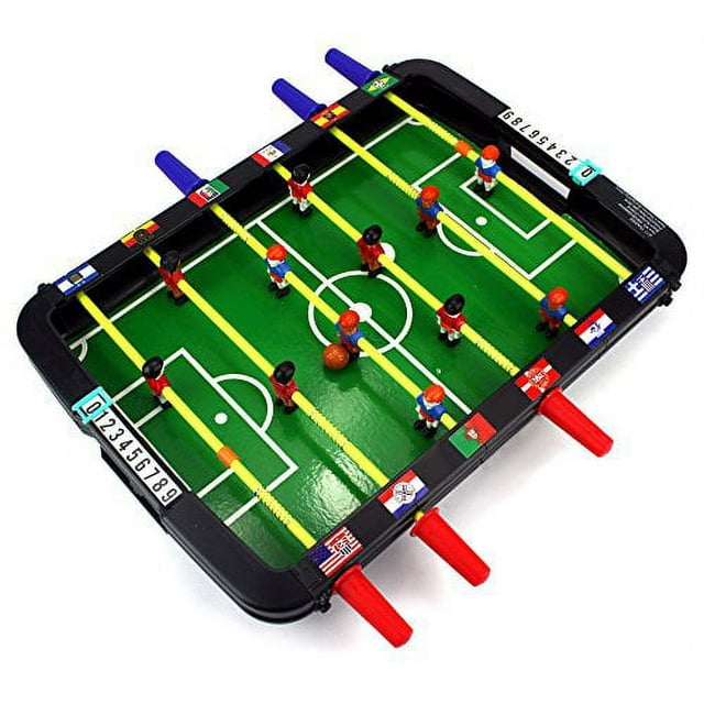 Classic World Cup Soccer Foosball Novelty Table Top Arcade Game Toy