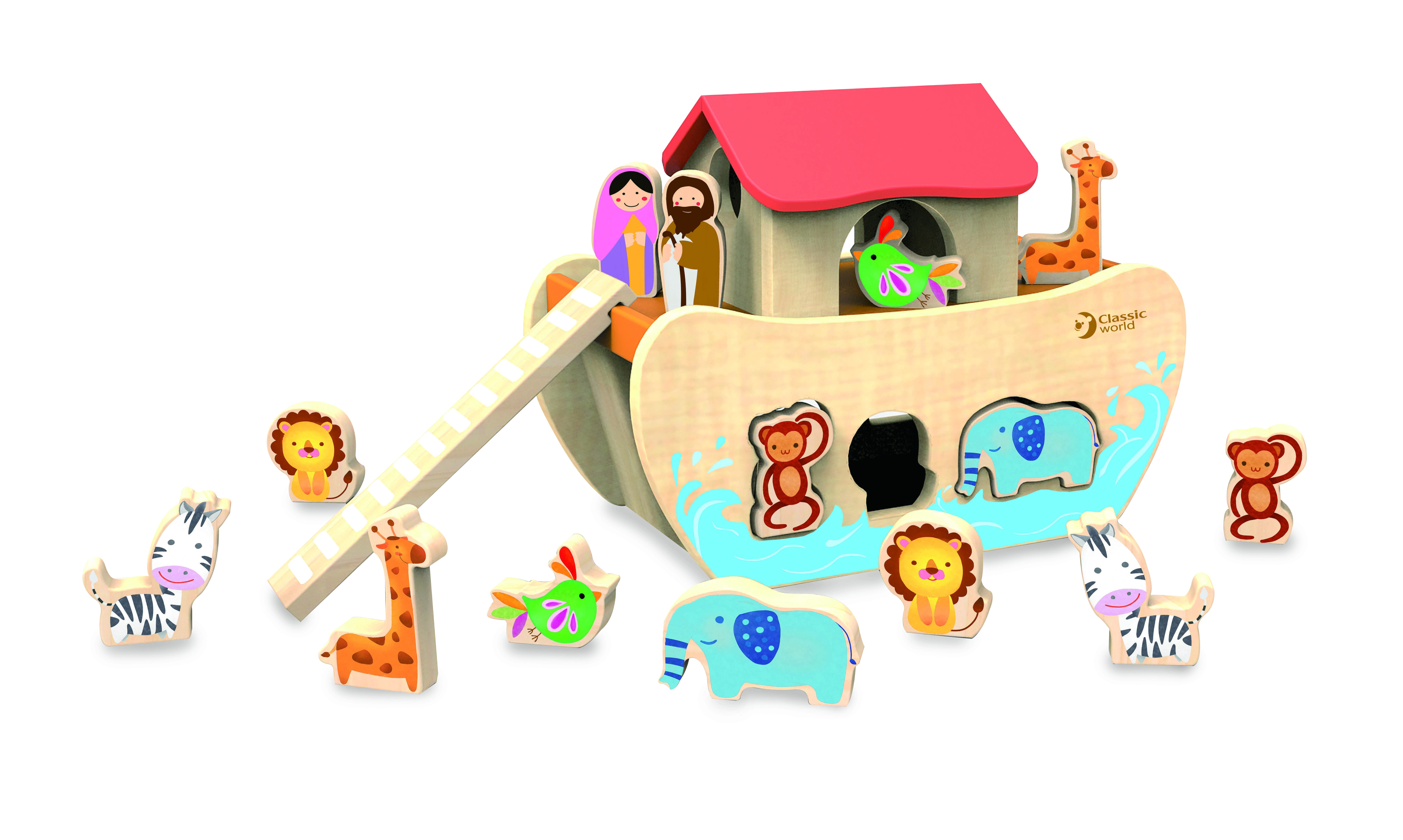 Classic World Wooden Noah's Ark