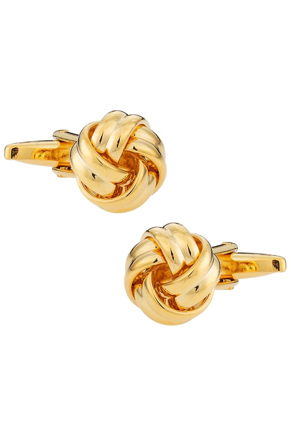 Classic Woven Gold Knot Cufflinks by Cuff-Daddy