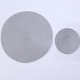 thumbnail image 1 of Classic Woven Tabletop Collection, Indoor/Outdoor Placemat for Kitchen Dining Table Holiday Party, Round, 15" Diameter, 1 of 2