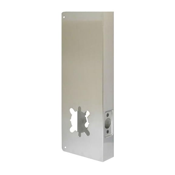 Classic Wrap Around for Simplex 1000 & Alarm LocK DL2500, 2700, 3000 with 2.75 in. Backset & 1.75 in. Door with Key in Lever Prep, Stainless Steel