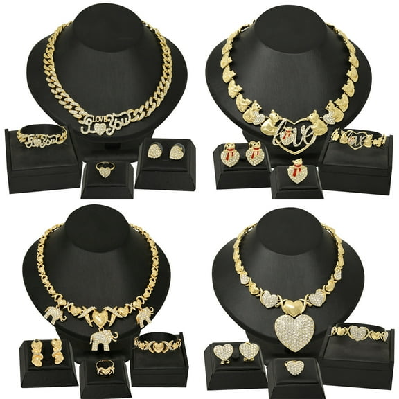 Classic XO Jewelry Four-piece Set