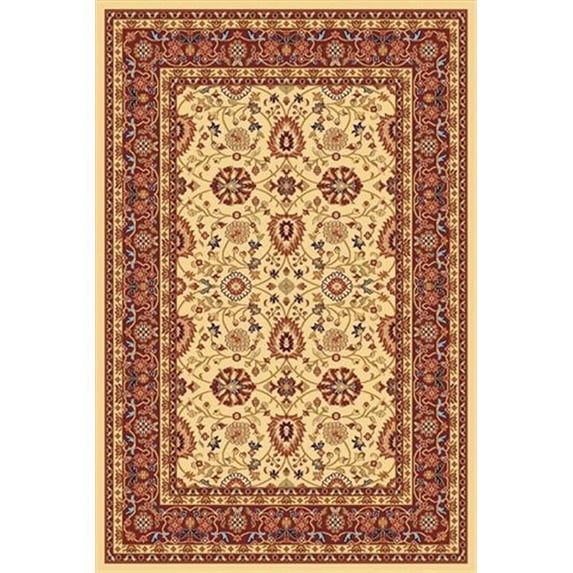 Dynamic Rugs YAZD 5.3X7.7 2803-130 CREAM-RED