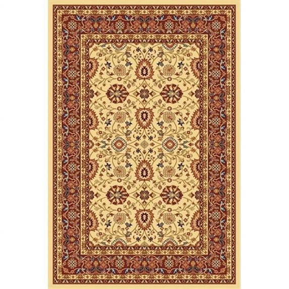 Dynamic Rugs YAZD 7.10X10.10 2803-130 CREAM-RED