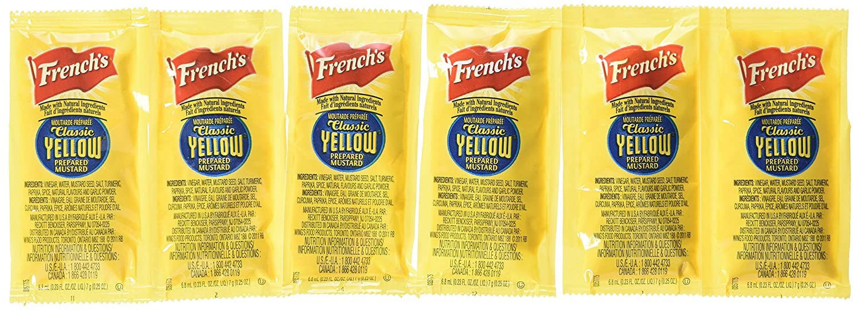 Classic Yellow Mustard Packets 500 Count (Pack of 1)