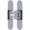 thumbnail image 1 of Classic Zamak Satinized Silver IN230-3D Adjustable Concealed Hinge, 1 of 4
