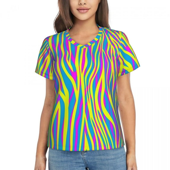 Classic Zebra T Shirts Black and White Animal Print Street Fashion T Shirt Short Sleeve Aesthetic Oversize Tees Summer C