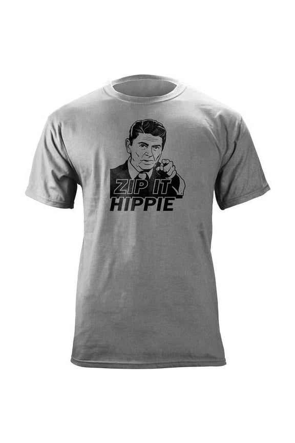 Classic Zip It Hippie Funny T-Shirt