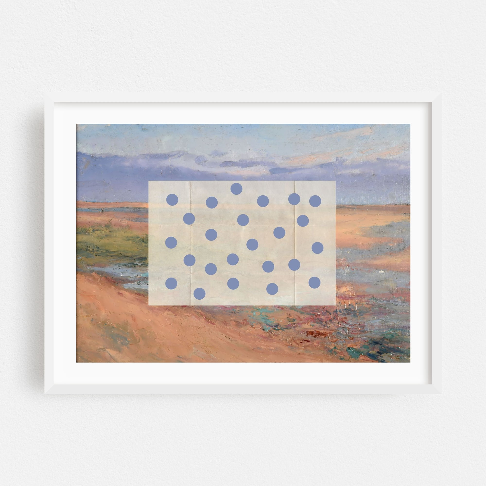 Image showcasing Classic and Dodts - Photography Landscape Abstract Pastel Geometric Minimalist Beach Coastal ...