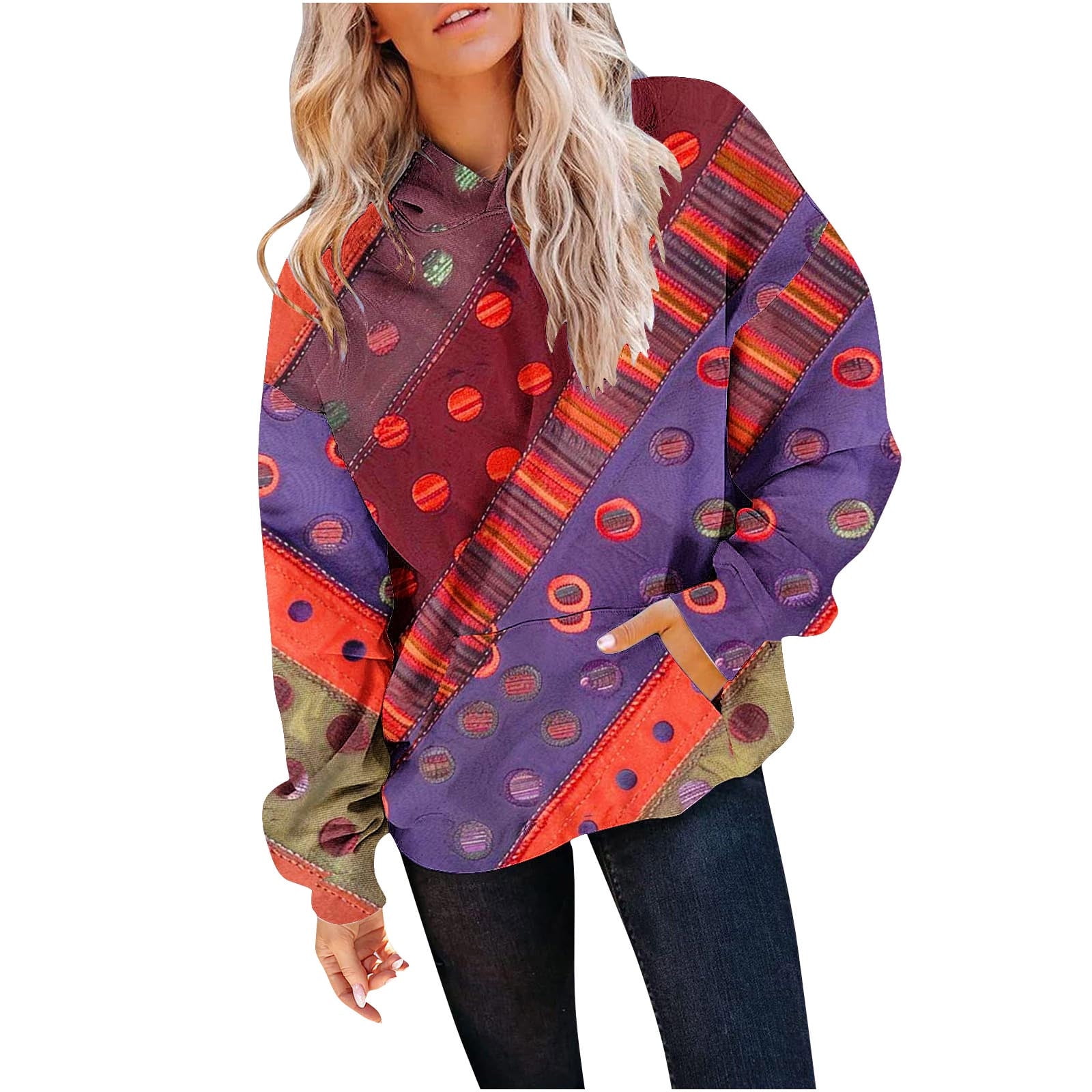 Classic and timeless Women's hooded sweatshirt in multiple sizes and