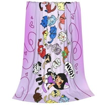 Classic animation cute flannel blanket for adults and children universal four seasons kawaii blanket cover blanket