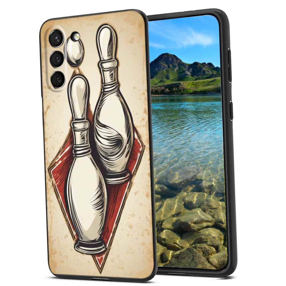 Classicbowlingpinemblems0 phone case for Samsung Galaxy S21 FE for