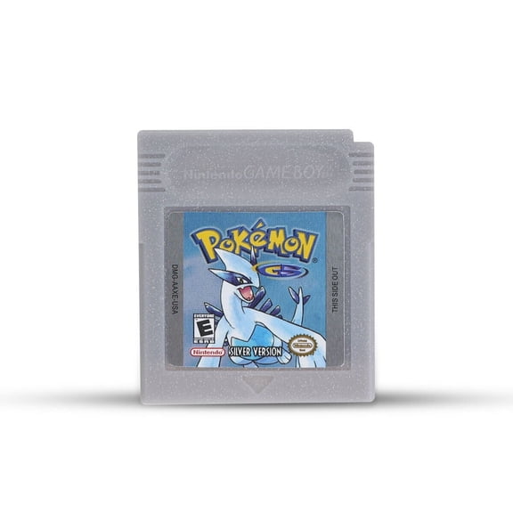 Classic handheld game GBC series silver version video game