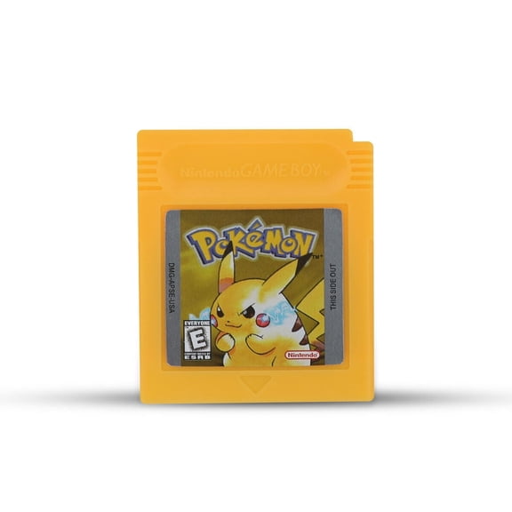 Classic handheld game GBC series yellow version video game