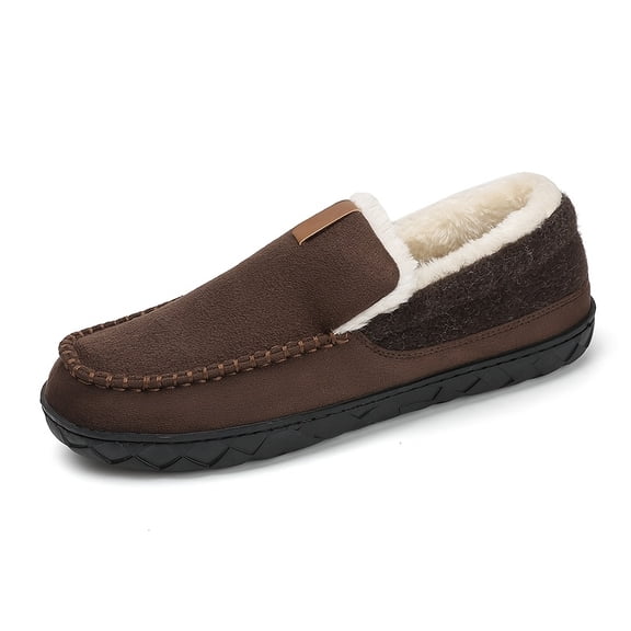 [Classic moccasin slippers] Classic moccasin slippers | Couple-style Men's and Women's with plush velvet lining for home comfort