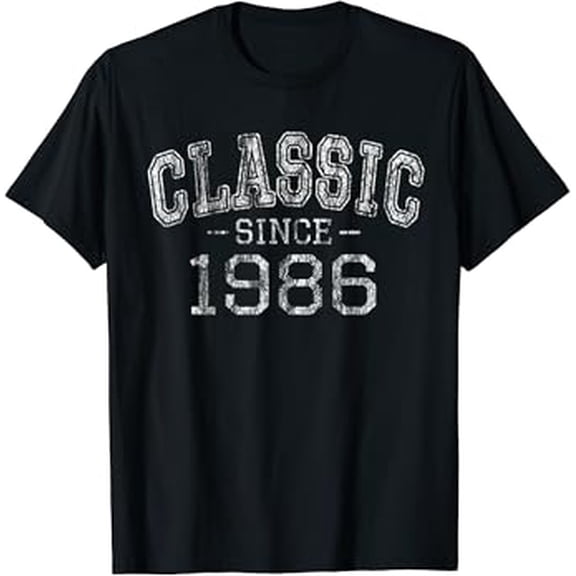 Classic since 1986 Vintage Style Born in 1986 Birthday Gift T-Shirt