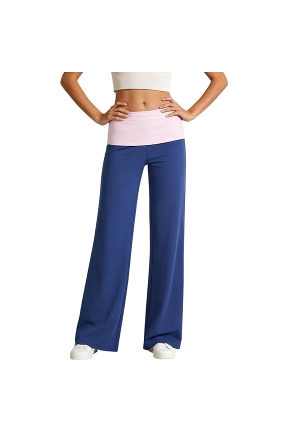 Classic women's yoga pants, low waist, elastic, figure-hugging, bell-shaped pants, Y2K, casual joggers, streetwear
