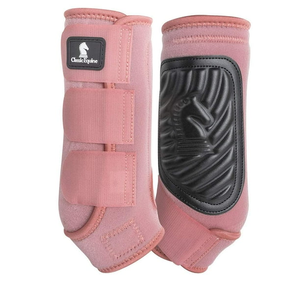Classic Equine Classic Fit Horse Sling Boots: Ultimate Leg Protection Blush / Front / Small