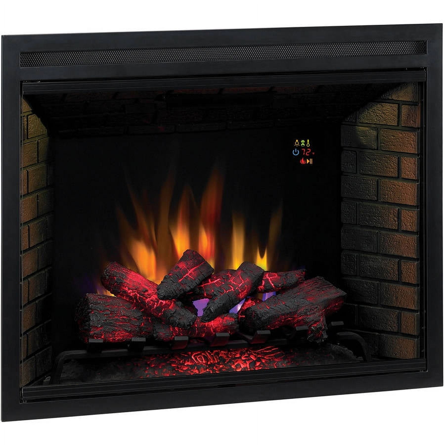 ClassicFlame 39" Traditional Built-in Electric Fireplace Insert, Dual Voltage Option, 91.37 lbs